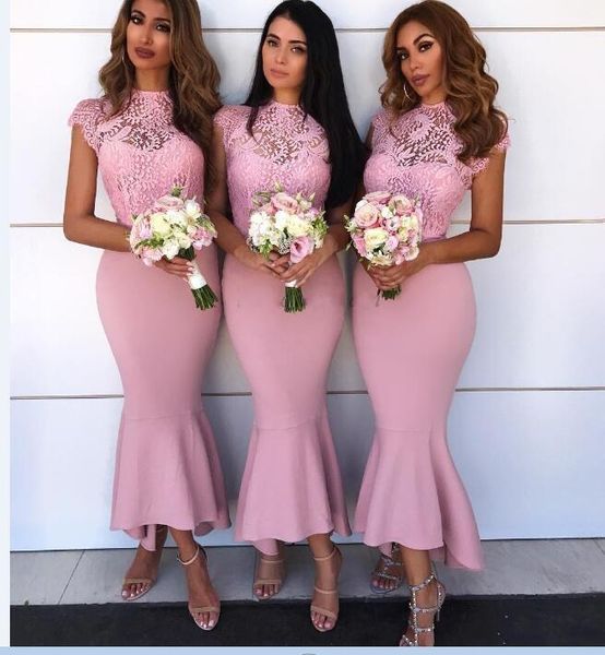 elegant lace cap sleeves mermaid high low bridesmaid dresses satin ruffles plus size prom party gowns formal evening wedding guest dresses
elegant lace cap sleeves mermaid high low bridesmaid dresses satin ruffles plus size prom party gowns formal evening wedding guest dresses