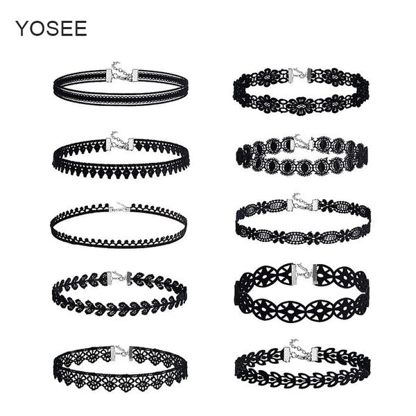 leather choker necklaces set 10 pcs/pack choker necklace black lace leather velvet strip woman collar party jewelry chokers, Silver
leather choker necklaces set 10 pcs/pack choker necklace black lace leather velvet strip woman collar party jewelry chokers, Silver