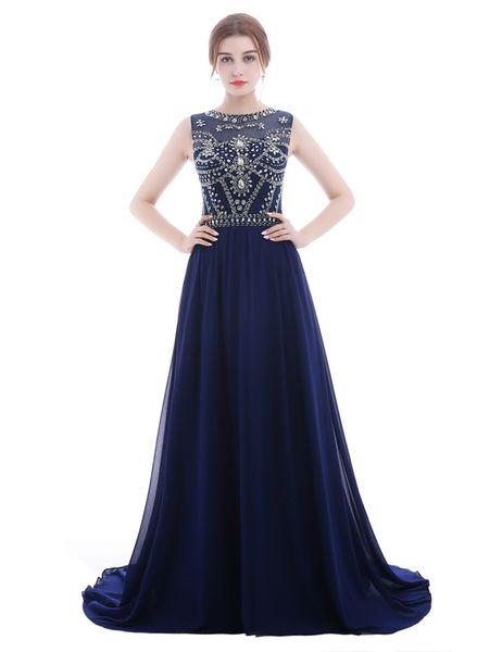 major beading evening dresses royal blue 2019 long prom gowns elegant floor length formal dresses custom made, Black;red
major beading evening dresses royal blue 2019 long prom gowns elegant floor length formal dresses custom made, Black;red