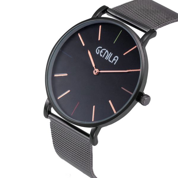 fashion modern black quartz watch men women mesh stainless steel watchband high quality casual wristwatch gift for female genila, Slivery;brown
fashion modern black quartz watch men women mesh stainless steel watchband high quality casual wristwatch gift for female genila, Slivery;brown