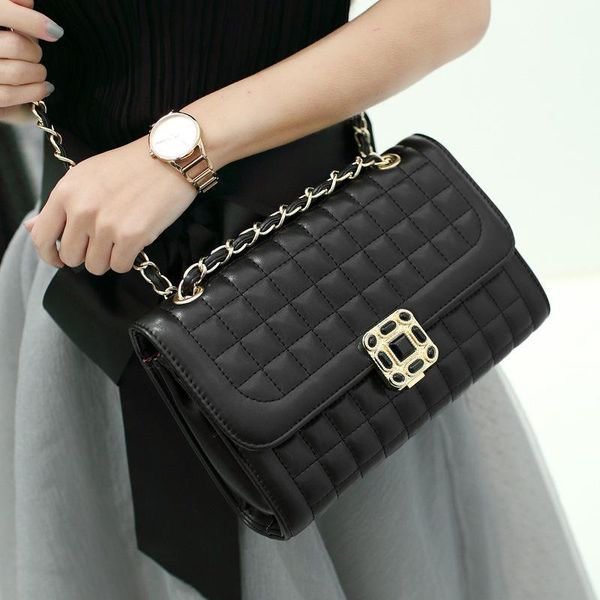 women shoulder bags pu leather new chain female bag plum lock buckle single shoulder cross body bag diamond lattice bolsas
women shoulder bags pu leather new chain female bag plum lock buckle single shoulder cross body bag diamond lattice bolsas