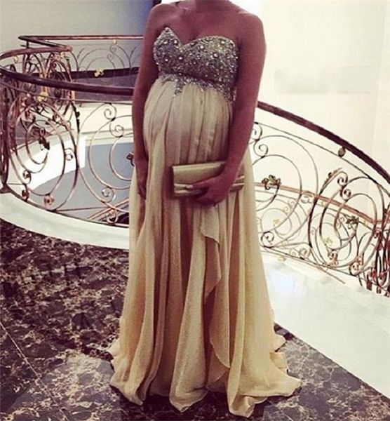 shinning prom dresses for pregnant woman sequins beads a line chiffon plus size evening dress zipper back formal party gowns, Black;red
shinning prom dresses for pregnant woman sequins beads a line chiffon plus size evening dress zipper back formal party gowns, Black;red