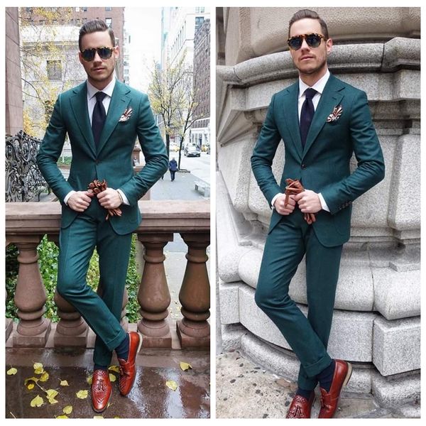custom made new hunter green men suits for wedding suits notched lapel groom tuxedos tailored man blazers 2 pieces jacket pants, Black;gray
custom made new hunter green men suits for wedding suits notched lapel groom tuxedos tailored man blazers 2 pieces jacket pants, Black;gray
