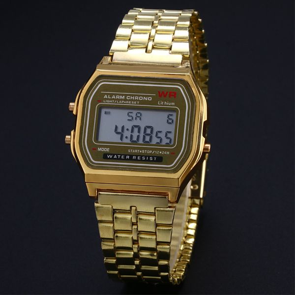 watch business golden gold watch coperation vintage womens men dress stainless steel digital alarm satch wrist, Slivery;brown
watch business golden gold watch coperation vintage womens men dress stainless steel digital alarm satch wrist, Slivery;brown