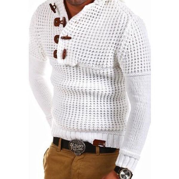 2018 hooded knitted sweater men solid pullover long sleeve button cotton sweaters jumper knitwear winter outerwears -3xl, White;black
2018 hooded knitted sweater men solid pullover long sleeve button cotton sweaters jumper knitwear winter outerwears -3xl, White;black
