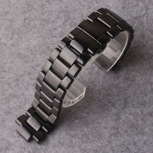 black ceramic watchband fit wrist watch 1421 1426 mens watches lady's accessories for ceramic watch fashion butterfly buckle deployment, Black;brown
black ceramic watchband fit wrist watch 1421 1426 mens watches lady's accessories for ceramic watch fashion butterfly buckle deployment, Black;brown