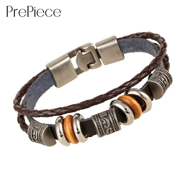 prepiece trendy leather bracelet punk braided strand bracelet fashion jewelry accessories for women daily 2018 new pb0465, Black
prepiece trendy leather bracelet punk braided strand bracelet fashion jewelry accessories for women daily 2018 new pb0465, Black