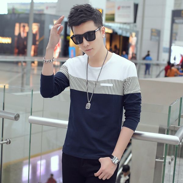 new arrival fashion t -shirt men brand long sleeve patchwork striped t shirts mens casual hip hop t shirt male plus size nz110, White;black
new arrival fashion t -shirt men brand long sleeve patchwork striped t shirts mens casual hip hop t shirt male plus size nz110, White;black