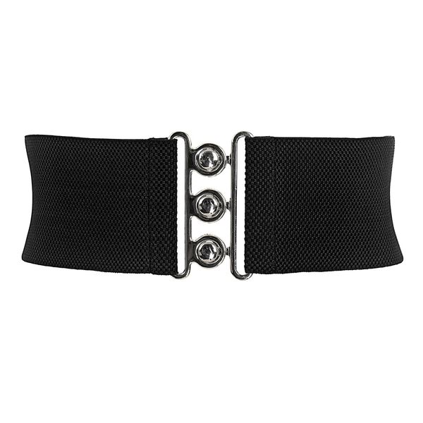 women ladies girls ceinture stretchy belts silver wide metal hook design solid elastic waist belt colorful waistband, Black;brown
women ladies girls ceinture stretchy belts silver wide metal hook design solid elastic waist belt colorful waistband, Black;brown