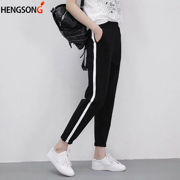2018 autumn women harem pants casual long trousers for women black side striped thin ankle-length pants female pencil pant, Black;white
2018 autumn women harem pants casual long trousers for women black side striped thin ankle-length pants female pencil pant, Black;white