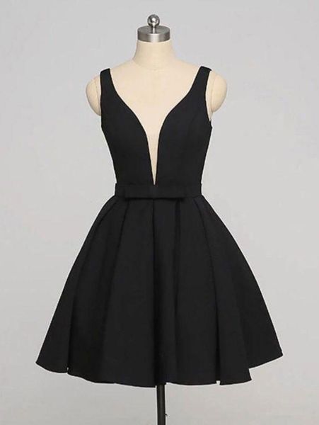 selling deep v neck v back short black prom dresses homecoming dresses under 100, Red
selling deep v neck v back short black prom dresses homecoming dresses under 100, Red