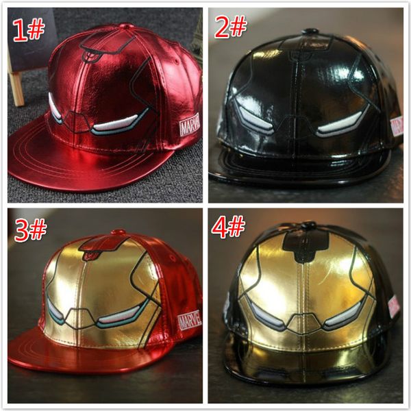 kids baseball cap the avengers cap pu leather hats ironman model sunshade hat street hiphop teenager hats cartoon hat 4colors, Yellow
kids baseball cap the avengers cap pu leather hats ironman model sunshade hat street hiphop teenager hats cartoon hat 4colors, Yellow