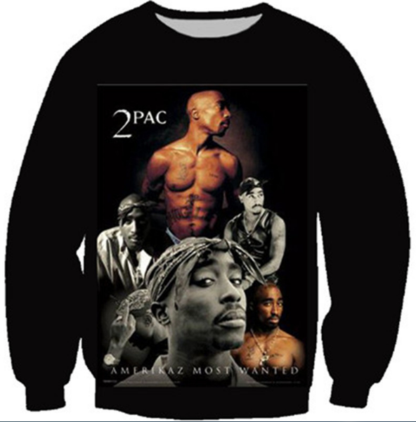 new fashion women/men black rapper tupac 2pac harauku style funny 3d printed crewneck sweatshirts hoodies k43
new fashion women/men black rapper tupac 2pac harauku style funny 3d printed crewneck sweatshirts hoodies k43