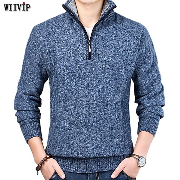 new trendy men clothes long sleeve solid zipper knitted sweaters turtle neck cotton yw278, White;black
new trendy men clothes long sleeve solid zipper knitted sweaters turtle neck cotton yw278, White;black