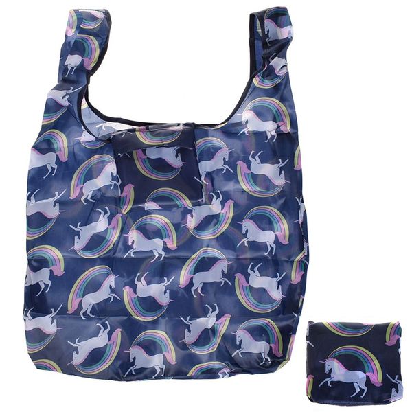fashion unicorn printing foldable eco-friendly shopping bag tote folding pouch handbags convenient large-capacity storage bags
fashion unicorn printing foldable eco-friendly shopping bag tote folding pouch handbags convenient large-capacity storage bags