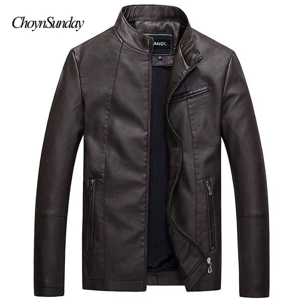 causal leather jackets 2018 male long sleeve winter thick pocket mens pu bomber outerwear hot sale zipper clothing coats, Black;brown
causal leather jackets 2018 male long sleeve winter thick pocket mens pu bomber outerwear hot sale zipper clothing coats, Black;brown