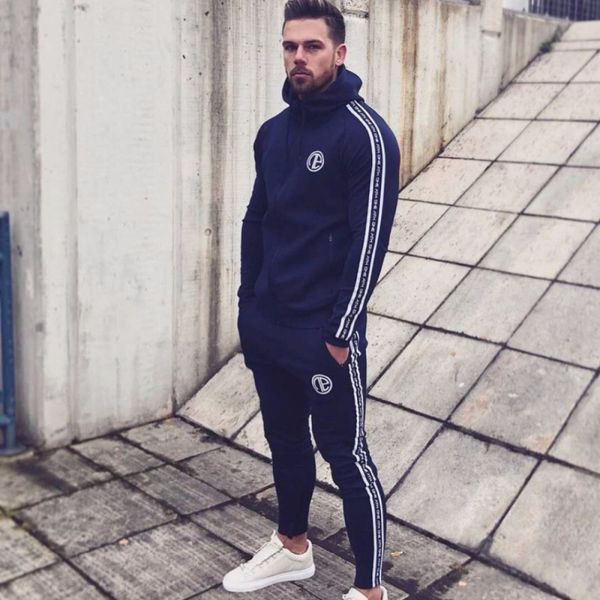 brand autumn sport suits men fitness tight hoodies joggers sweatpants sets gym jogging tracksuits jacket+pants running set male, Black;blue
brand autumn sport suits men fitness tight hoodies joggers sweatpants sets gym jogging tracksuits jacket+pants running set male, Black;blue