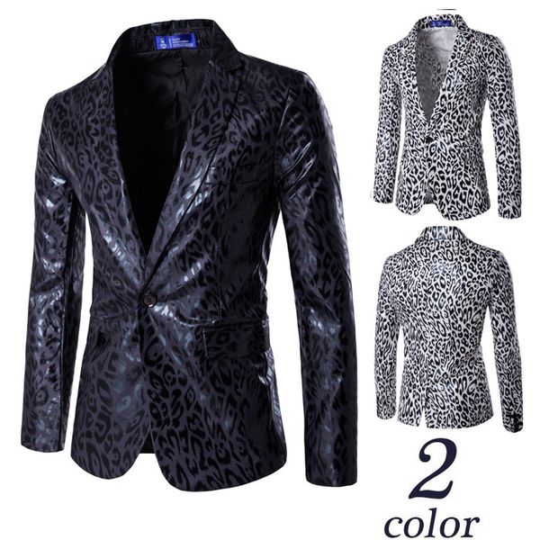 leopard coating blazer men 2018 new arrival mens slim fit blazer jacket leopard stylish single button men suit costume veste hom, White;black
leopard coating blazer men 2018 new arrival mens slim fit blazer jacket leopard stylish single button men suit costume veste hom, White;black