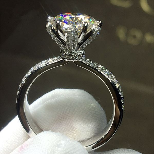 choucong flower jewelry women 925 sterling silver ring 3ct diamonique diamond engagement wedding band rings for women gift, Slivery;golden
choucong flower jewelry women 925 sterling silver ring 3ct diamonique diamond engagement wedding band rings for women gift, Slivery;golden