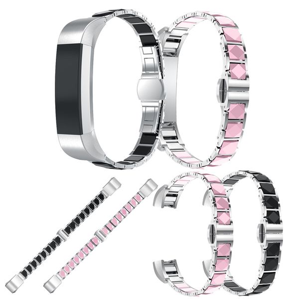 stainless steel and ceramic watchband wrist strap for alta hr smart bracelet replaceable bands link women pink black, Black;brown
stainless steel and ceramic watchband wrist strap for alta hr smart bracelet replaceable bands link women pink black, Black;brown