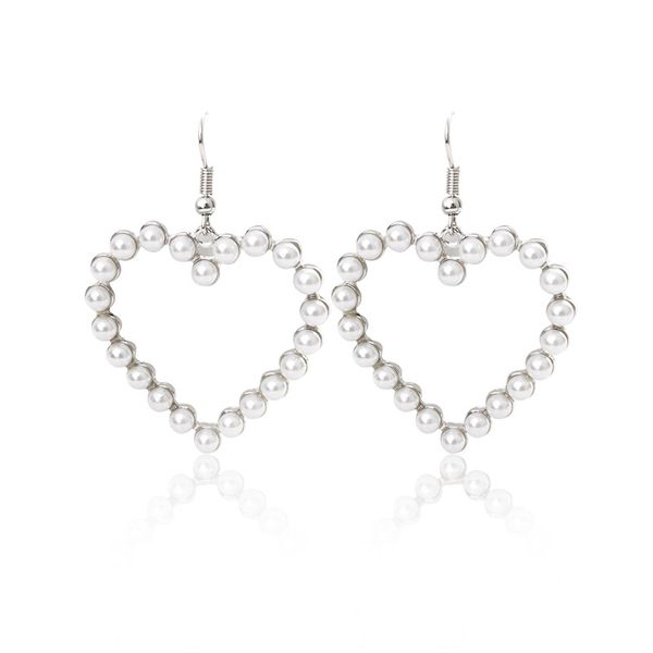 korean sweet heart pearl earrings lovely hollow heart drop earrings for women girl gift charm peach pendant brincos bijoux, Silver
korean sweet heart pearl earrings lovely hollow heart drop earrings for women girl gift charm peach pendant brincos bijoux, Silver