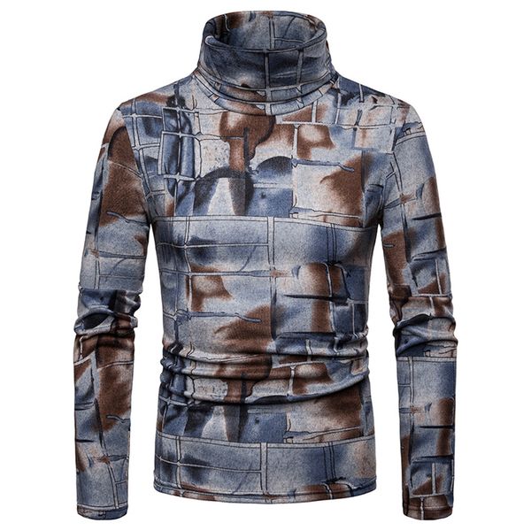 winter clothes slim print turtleneck long sleeveblouse tracksuits sportswear 2019 fashion for men men's sweatshirt, Black
winter clothes slim print turtleneck long sleeveblouse tracksuits sportswear 2019 fashion for men men's sweatshirt, Black