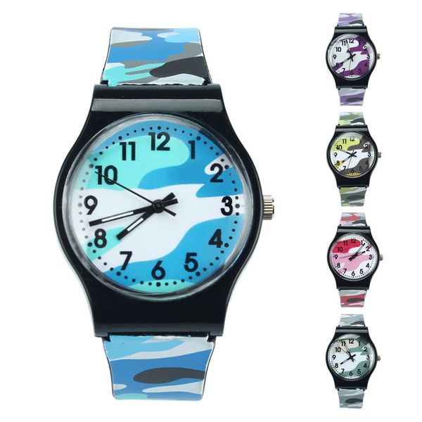 1pc women watch men clock camouflage children watch quartz plastic wristwatch boy girls gift round analog trendy x4, Slivery;brown
1pc women watch men clock camouflage children watch quartz plastic wristwatch boy girls gift round analog trendy x4, Slivery;brown