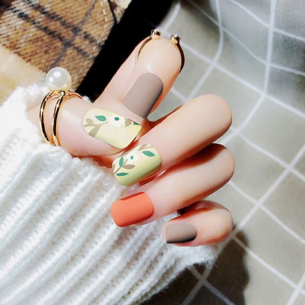 new leaf fake nail tips 24pcs/set matte full cover false nails square nail art, Red;gold
new leaf fake nail tips 24pcs/set matte full cover false nails square nail art, Red;gold