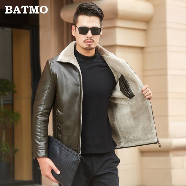 batmo 2018 new arrival winter thicked pu jackets men,men's winter parkas ,winter coat,plus-size 2802, Black;brown
batmo 2018 new arrival winter thicked pu jackets men,men's winter parkas ,winter coat,plus-size 2802, Black;brown