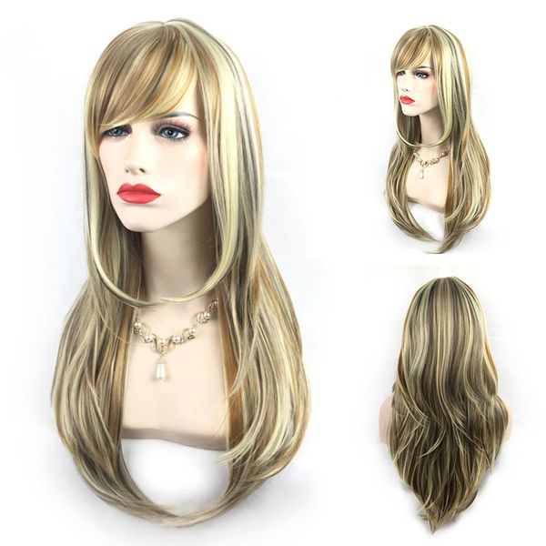 europe and the united states cosplay gradually coloring long curly hair, Black
europe and the united states cosplay gradually coloring long curly hair, Black