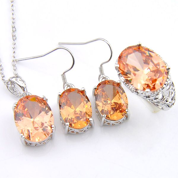 luckyshine wedding jewelry sets fashion vintage champagne crystal cubic zirconia 925 silve pendants earrings rings jewelry sets new hot, Slivery;golden
luckyshine wedding jewelry sets fashion vintage champagne crystal cubic zirconia 925 silve pendants earrings rings jewelry sets new hot, Slivery;golden