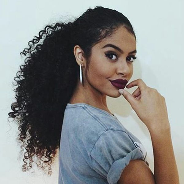 african american kinky curly ponytail hair piece clip ins brazilian virgin hair closure ponytail 120g(100g 14", natural black)
african american kinky curly ponytail hair piece clip ins brazilian virgin hair closure ponytail 120g(100g 14", natural black)
