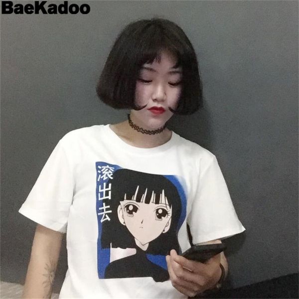 baekadoo japanese style cartoon print woman short sleeves summer o-neck t-shirts harajuku tee, White
baekadoo japanese style cartoon print woman short sleeves summer o-neck t-shirts harajuku tee, White