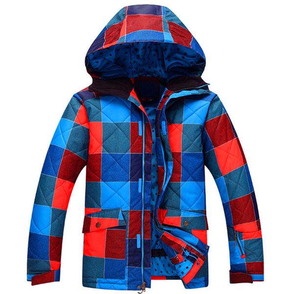 

new men winter ski jacket warm waterproof windproof breathable mountaineering skiing snowboarding clothing hooded jacket