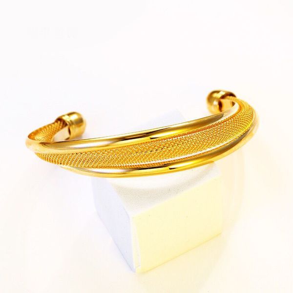 mxgxfam beauty style wedding bangles and bracelets ( openning ) for women fashion jewelry 24 k pure gold color, Black
mxgxfam beauty style wedding bangles and bracelets ( openning ) for women fashion jewelry 24 k pure gold color, Black