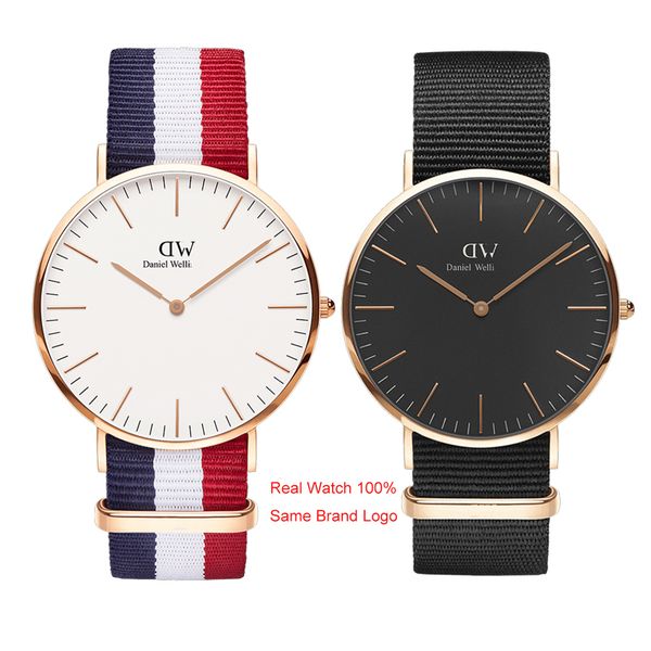 Watches Men Luxury Daniel Watch Mens 36 40mm Man Women Fashion Gold Quartz Ladies Wristwatches Nylon Strap montres pour hommes
Watches Men Luxury Daniel Watch Mens 36 40mm Man Women Fashion Gold Quartz Ladies Wristwatches Nylon Strap montres pour hommes