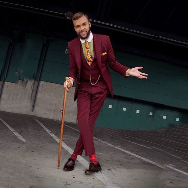 vintage burgundy men suits for wedding slim fit groom tuxedos retro groomsmen man blazers 3 pieces jacket pants vest peaked lapel, Black;gray
vintage burgundy men suits for wedding slim fit groom tuxedos retro groomsmen man blazers 3 pieces jacket pants vest peaked lapel, Black;gray