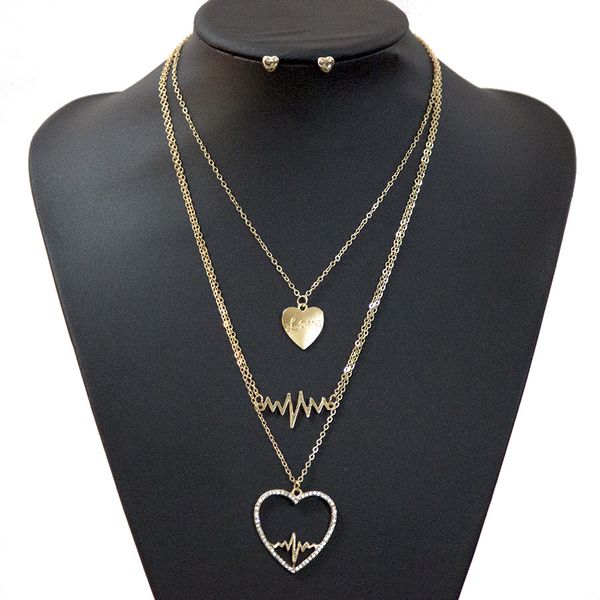 princess bride bridesmaid romantic wedding creative necklace earring set fashion luxury crystal charm goldplated silver heart accessories, Slivery;golden
princess bride bridesmaid romantic wedding creative necklace earring set fashion luxury crystal charm goldplated silver heart accessories, Slivery;golden