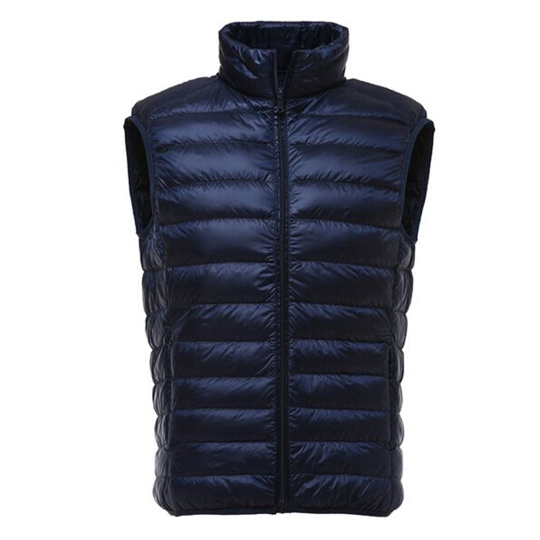 Pockets Winter Duck Down Vest Mens Casual Sleeveless Jackets Ultralight 90% Vests Colete Masculino Men's New Outwear Waistcoat
Pockets Winter Duck Down Vest Mens Casual Sleeveless Jackets Ultralight 90% Vests Colete Masculino Men's New Outwear Waistcoat