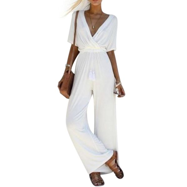 women jumpsuit rompers summer sleeveless v-neck long overalls chiffon elegant rompers bow playsuit combinaison femme z4, Black;white
women jumpsuit rompers summer sleeveless v-neck long overalls chiffon elegant rompers bow playsuit combinaison femme z4, Black;white