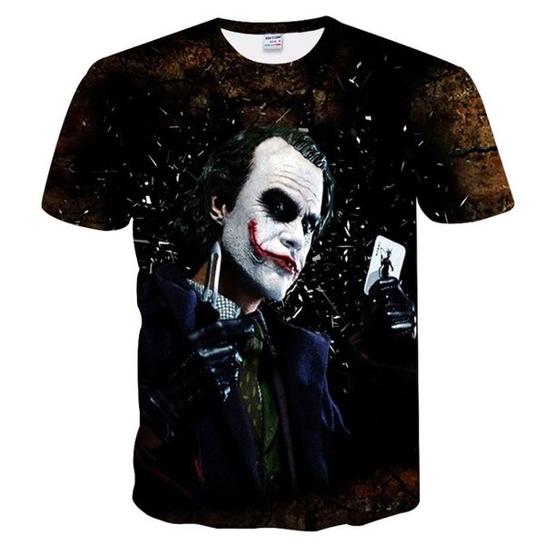 High Street Harajuku Wolf 3D Print Cool T-shirt Men Women Short Sleeve Summer Tops Tees T shirt Fashion M-5XL