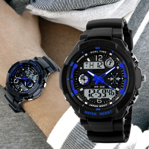 2018 men boys cool swatch complete calendar alarm swiming week display sports wristwatches auto date led clock, Slivery;brown
2018 men boys cool swatch complete calendar alarm swiming week display sports wristwatches auto date led clock, Slivery;brown