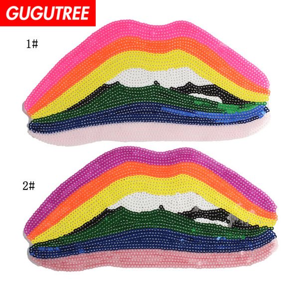 embroidery sequined rainbow mouth patches for jackets,sequins lips badges appliques for jeans,patches for clothing, Black
embroidery sequined rainbow mouth patches for jackets,sequins lips badges appliques for jeans,patches for clothing, Black