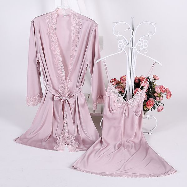 ladies deep v pajamas nightgown two piece suit pajamas elegant home clothes, Black;red
ladies deep v pajamas nightgown two piece suit pajamas elegant home clothes, Black;red