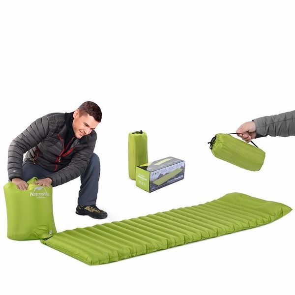 naturehike nh16d003-d air inflatable mattress camping mat moisture proof tent pad with pillow 186 x 60 x 8.5cm
naturehike nh16d003-d air inflatable mattress camping mat moisture proof tent pad with pillow 186 x 60 x 8.5cm