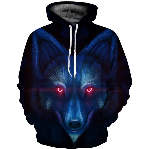 new men women red eye wolf 3d hoodie harajuku men cool animal hooded hoodie long sleeve funny pullovers tracksuits, Black
new men women red eye wolf 3d hoodie harajuku men cool animal hooded hoodie long sleeve funny pullovers tracksuits, Black