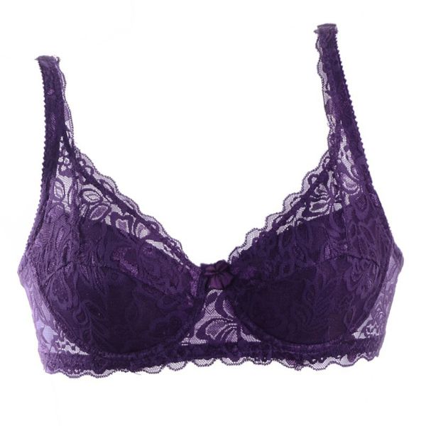 ladies women underwear 3 /4 cup padded lace sheer bra cup b only female new fashion, Red;black
ladies women underwear 3 /4 cup padded lace sheer bra cup b only female new fashion, Red;black
