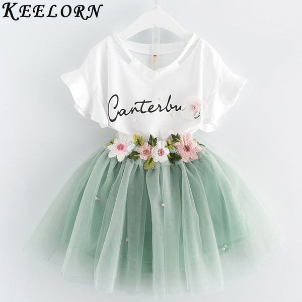 keelorn girls clothing sets 2017 summer girls clothes butterfly sleeve letter t-shirt+floral volie skirts 2pcs princess dress, White
keelorn girls clothing sets 2017 summer girls clothes butterfly sleeve letter t-shirt+floral volie skirts 2pcs princess dress, White
