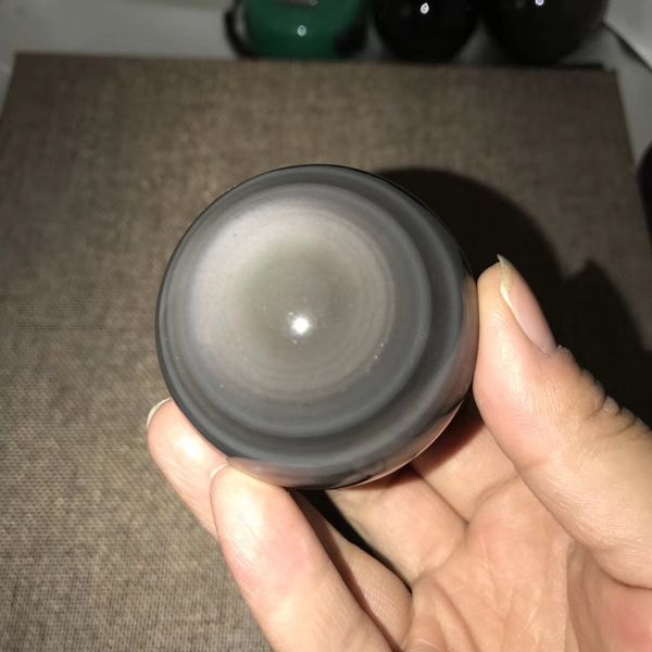 about 300g natural rainbow obsidian crystal ball, Black
about 300g natural rainbow obsidian crystal ball, Black