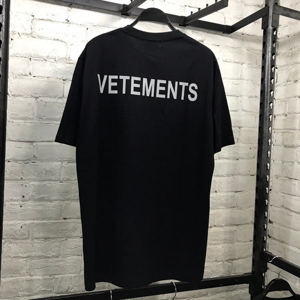 Vetements 'Staff' 3M Reflector for man and woman high quality t-shirt